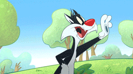 Gifs animés titi ombrelle